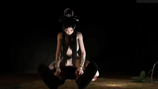 Piksel baştan çıkarma tanrıçası - 3 boyutlu animasyon hentai