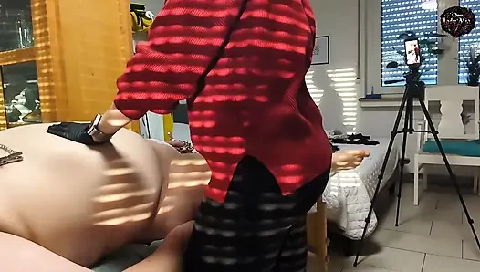 DomLadyMia-SlaveOfM köle için kırmızı şortlar bölüm 7