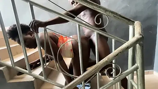 My Landlord Fucked Me in the Stair Case