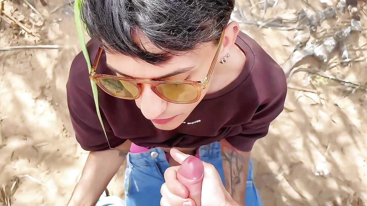 Hot gay sex outdoors