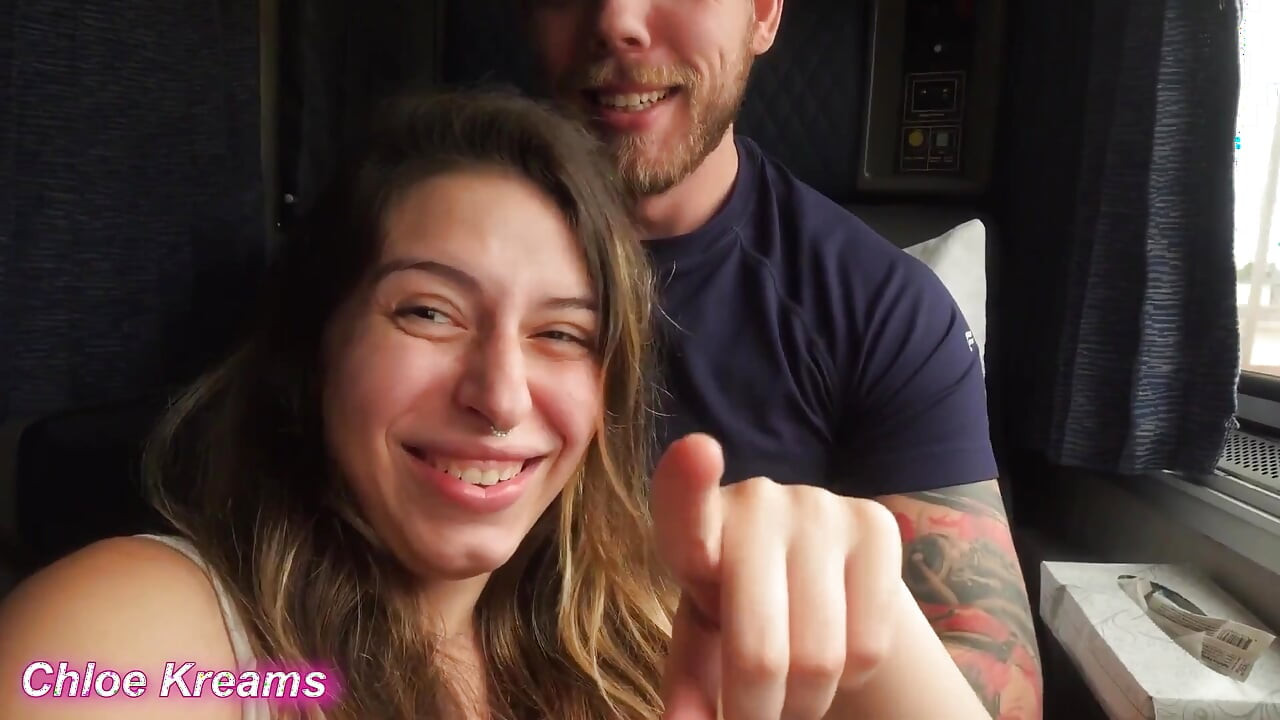 Getting Railed on Amtrak! Risky Oral & Fucking Part 1 - Chloe Kreams, Steve Rickz