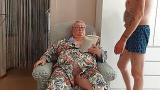 Mother-in-law lets me cum in her mouth