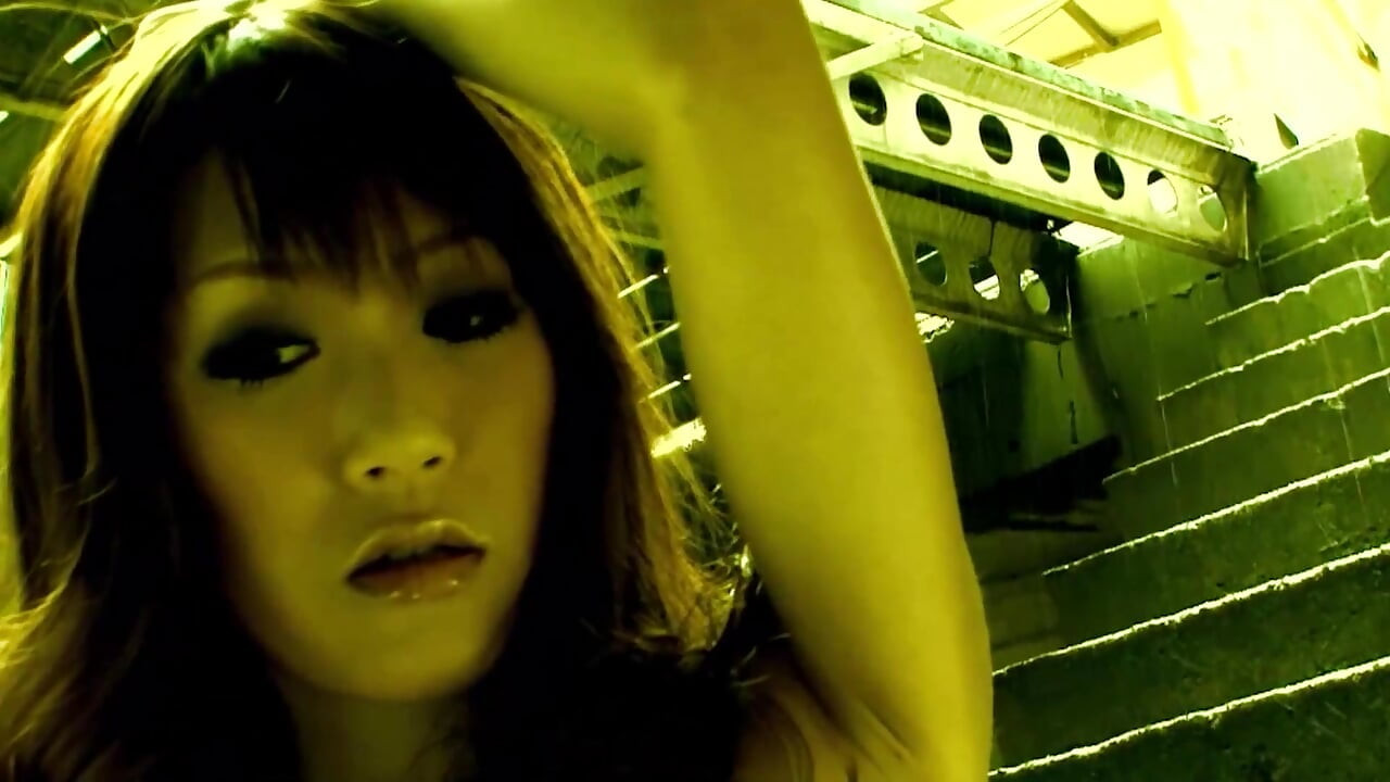 Japani Glamour Scene-1 lumoava japanilainen tyttö Trikinissä nauttii kovasta naimisesta