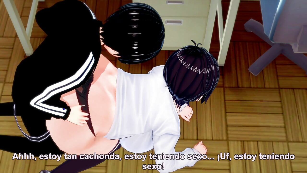 Fucking his best friend's mother in the Hentai office