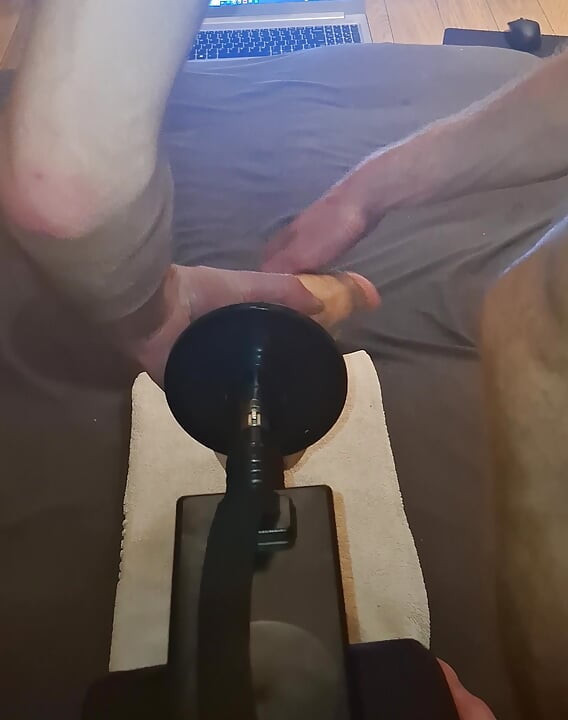 Hot twink doggy hard fuck by sexmachine with enormous dildo
