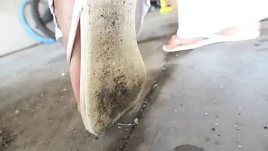 Clean My Disgusting Sandals!