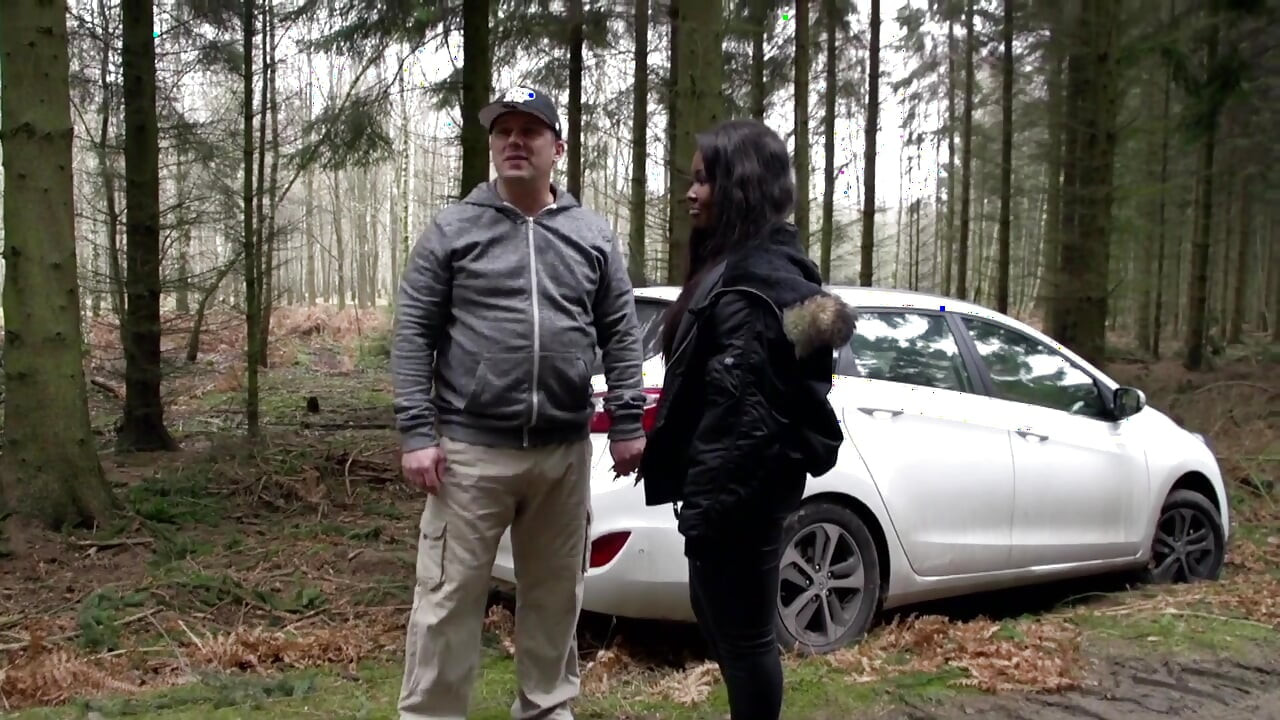 Lovely big ass ebony gets her pussy smashed hard