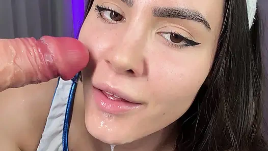 Geführter Handjob! Komm, komm in Lola Bunnys Mund