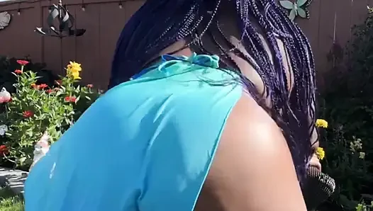 Amatör zenci twerk videosu