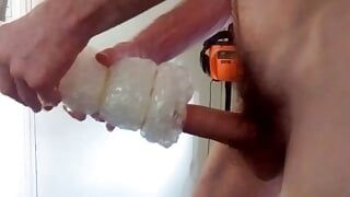 Fucking Bubble Wrap. Big Cum Shot At The End.