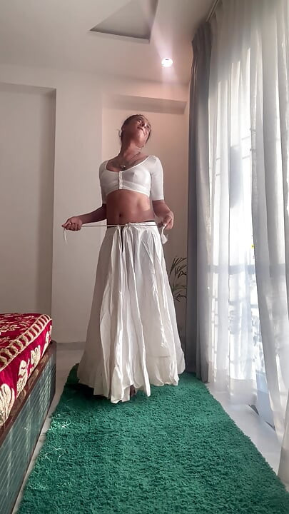 How ware saree Indian trans women