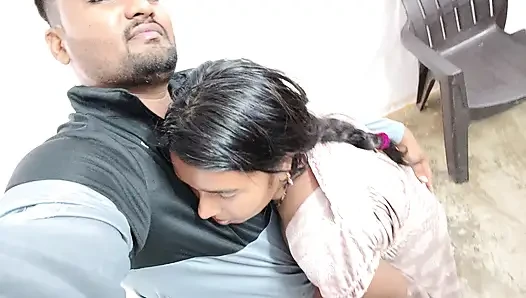 StepSister is kissing her stepbrother and stepbrother is sucking his sister's boobs. - Boobs sucking video