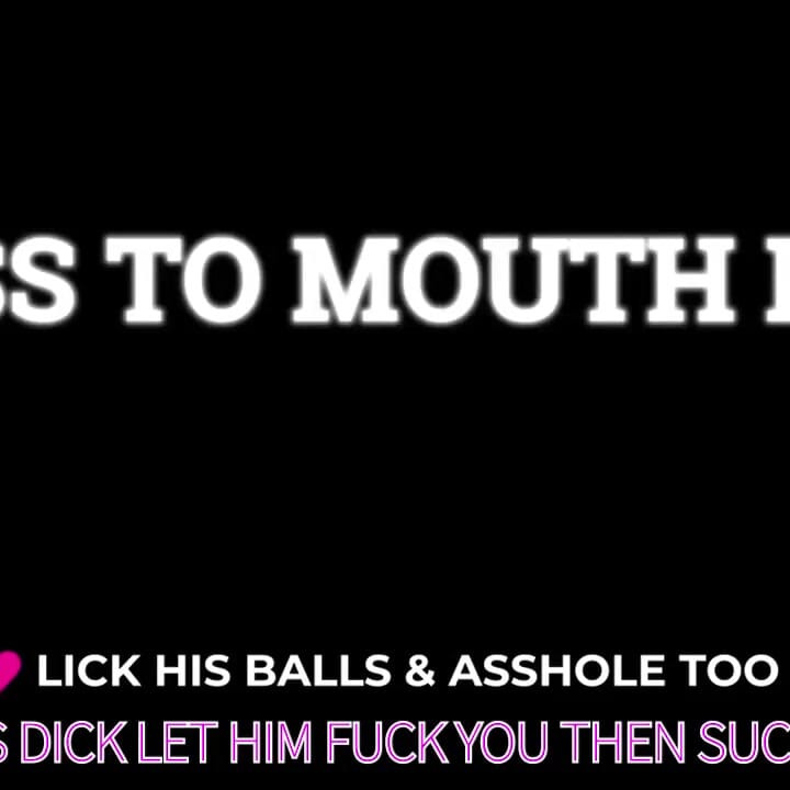 AUDIO ONLY - Become prepared and motivated to perform ass to mouth BJS