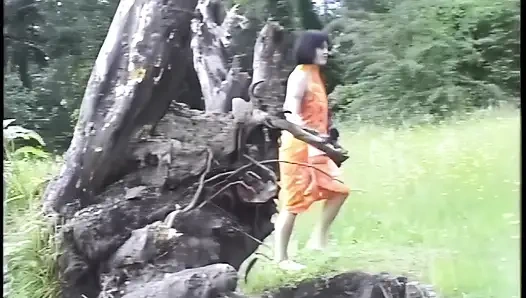 Real life lesbo lovers outdoor pussy licking