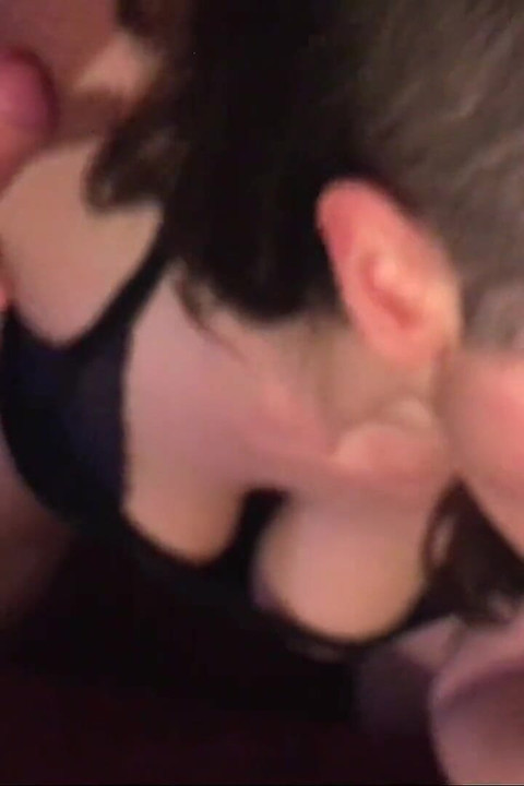 Threesome, the Best Party Whit Two Cocks Fucking My Mouth in the Same Time