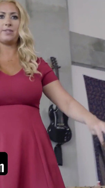 Spectacular moment from "Sexy Stepmom Janna Hicks Taking Her StepSons Big Dick"
