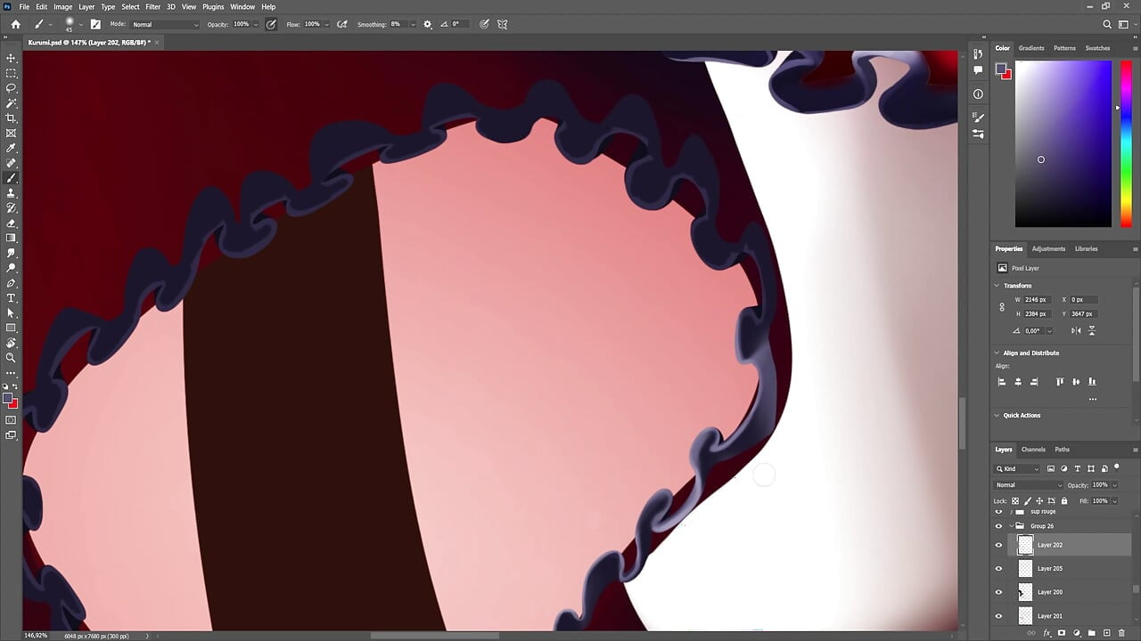 Kurumi timelapse SFW rendez-vous en direct