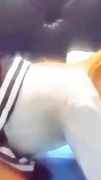 Thrilling moment from "Fucking two trans girls in the ass in doggy style"