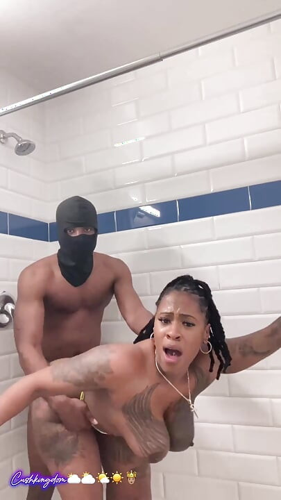 Big titty big booty Sex Goddess gets fuck hard in shower!