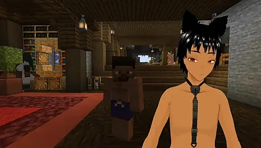 Minecraft Sexcraft The Jenny Mod  - Seeing what Cassie has to offer with her massive tits