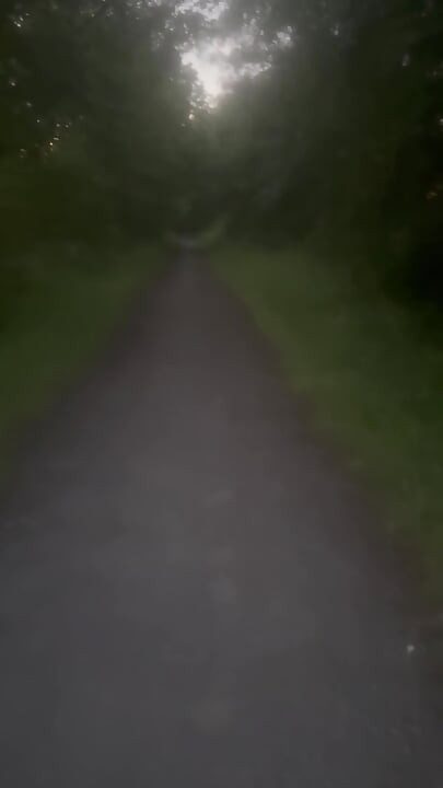 Risky nude walk from one parking space to the other half hour away stopped filming when fishmen caught me