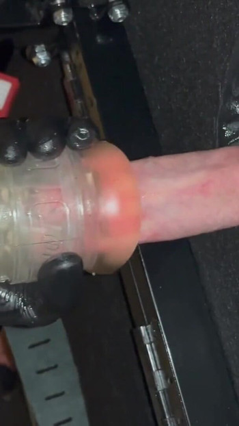 Epic moment from "Femdom Milking Table & Milking Chair Ruined Orgasm Cumshots Compilation"