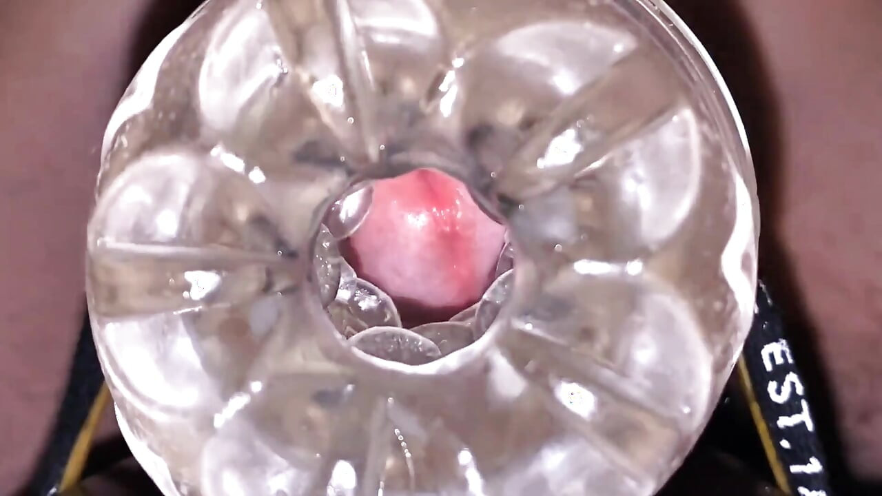 Close-up pik i værktøj til onani orgasme på Flash