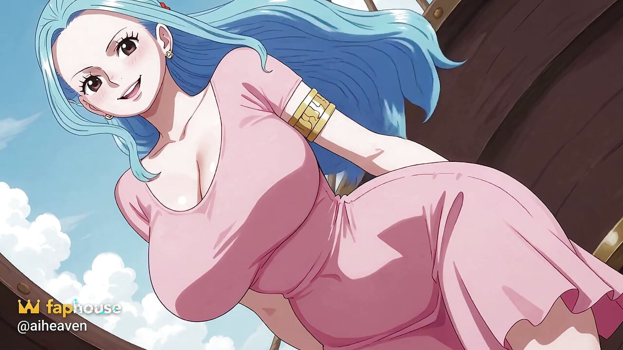 Vivi Nefertari knepper det nye besætningsmedlem! One Piece Hentai Ucensureret POV