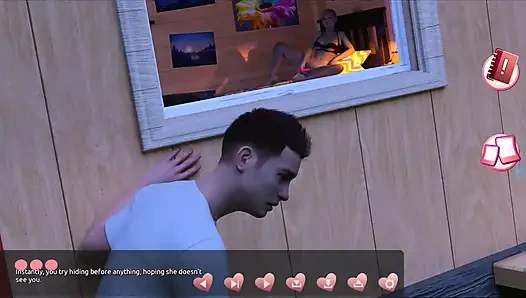 Помогая красотке No3 - Йоханнес взял тайком пик, чтобы увидеть, что девушка в кабинке до того.