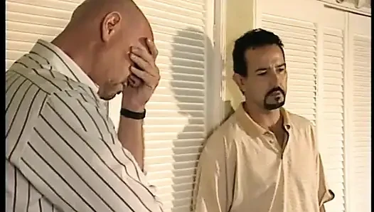 Hot Brunette with a Great Body Gets Her Twat Pounded on the Table, Gets a Facial