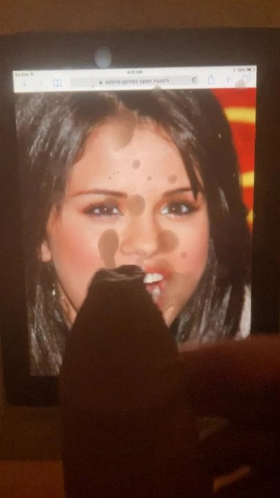 Selena Gomez Covered in cum Tribute