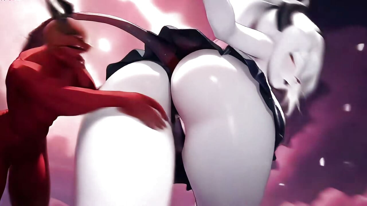 3D Scientist Babe Fucked Hard in Lab, Big Tits Covered in Cum