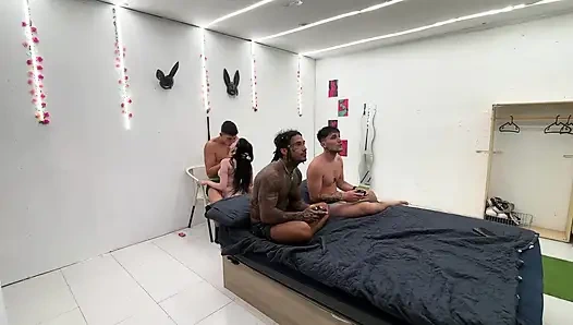 18 Year Old Girl Won't Let Us Play Play, Wants to Play with 3 Cocks - Britney Ducth