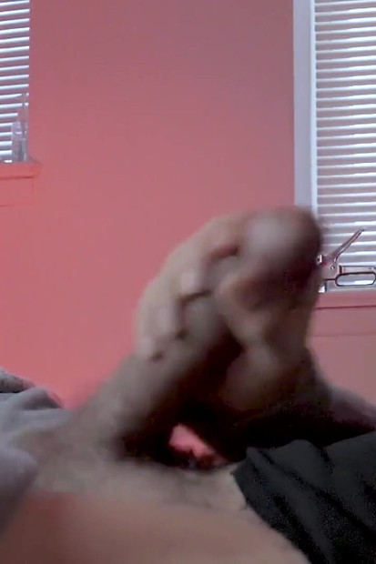 Sexy Muscular Stud Jerking off Big Veiny Cock Until He Cums - Hunk Exploded
