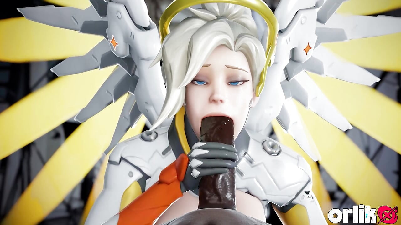 Mercy Overwatch - BBC Anal, Blowjob & Missionary Cumshot 3D Overwatch Porn)