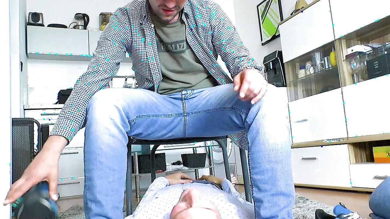 Playful Dominance: Guy Romes Commands Bazz to Worship and Tickle His Soles