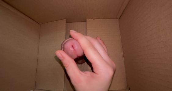 I'm just shocked. I found a real fat dick in a box.