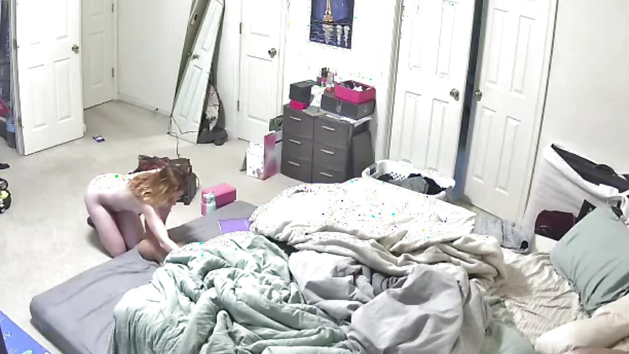 Wife caught sucking and fucking huge dildo