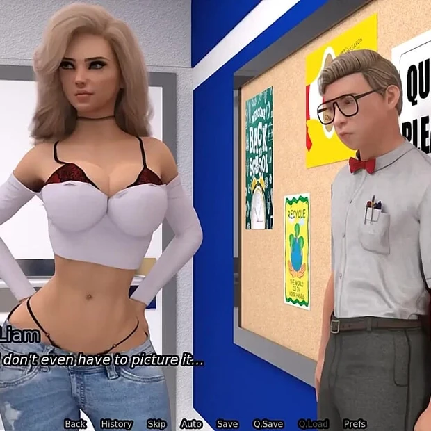 Stepmom Beats off Stepson- Sexbot #12- Gameplay