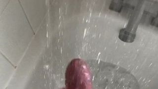 Short shower wank