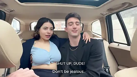 Unexpected Threesome While Working at Uber