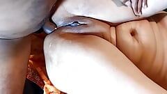 Zbliżenie anal z Desi Indyjska gorąca żona, kremówka w cipce