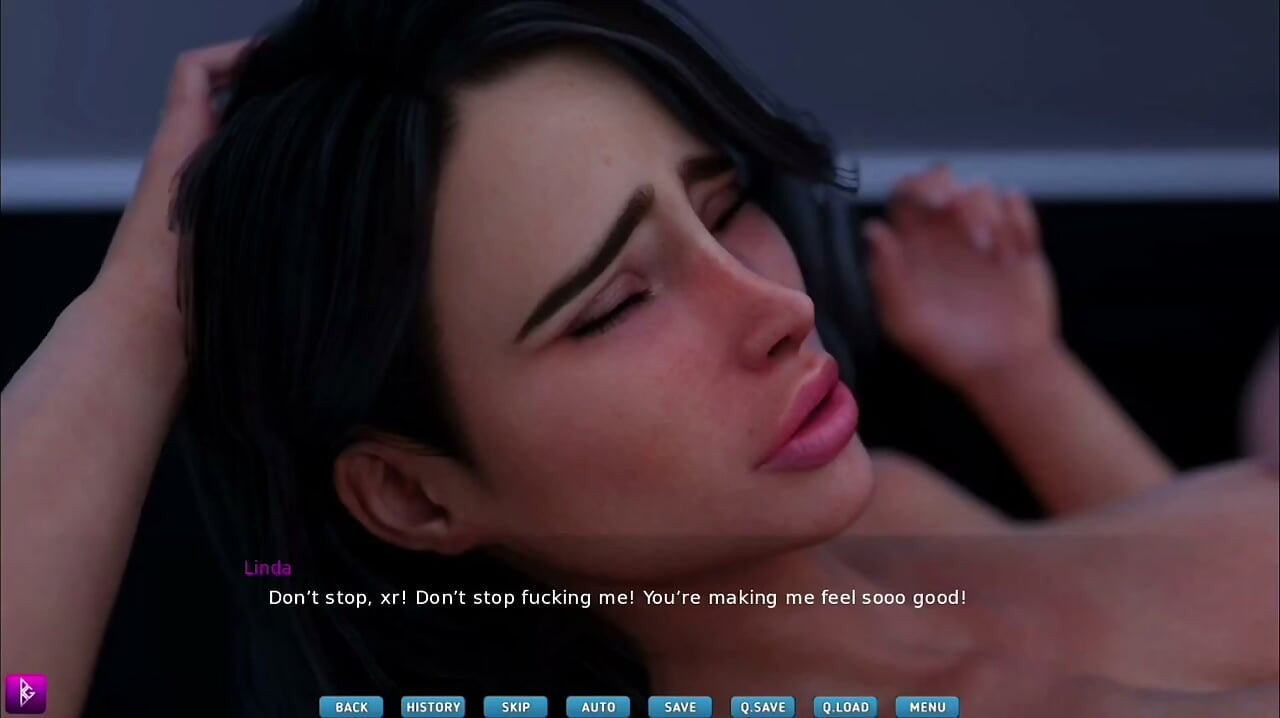 Mulher de peitos grandes e bunda grande continua fodendo seu crush em segredo - gameplay parte 4