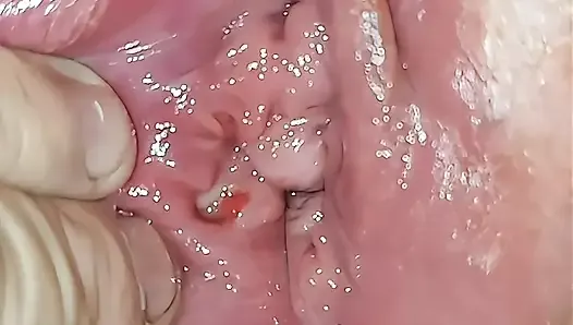 Close-up wet pussy orgasm!!