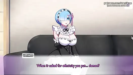Rem from re: nol membuat pantat kecilnya yang sempit dicrot. Seks anal hot | Anime Hentai Game Porno | Waifuhub | Bagian 4