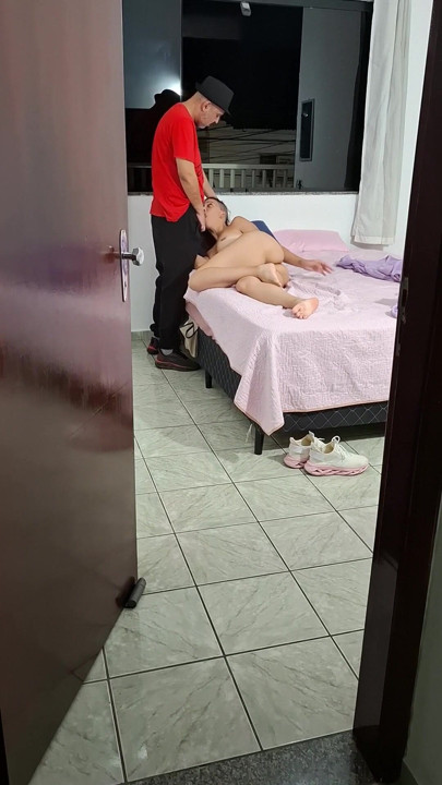 Stepfather helps stepdaughter take off her clothes to go to bed. | Clip 2