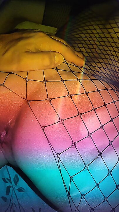 POV-seks met kleurlicht