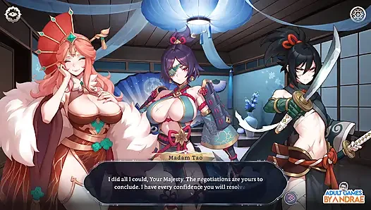 Harem Fantasy - Kinky Ninja Scroll Gameplay Part 1 - Entering the Village of Kagura