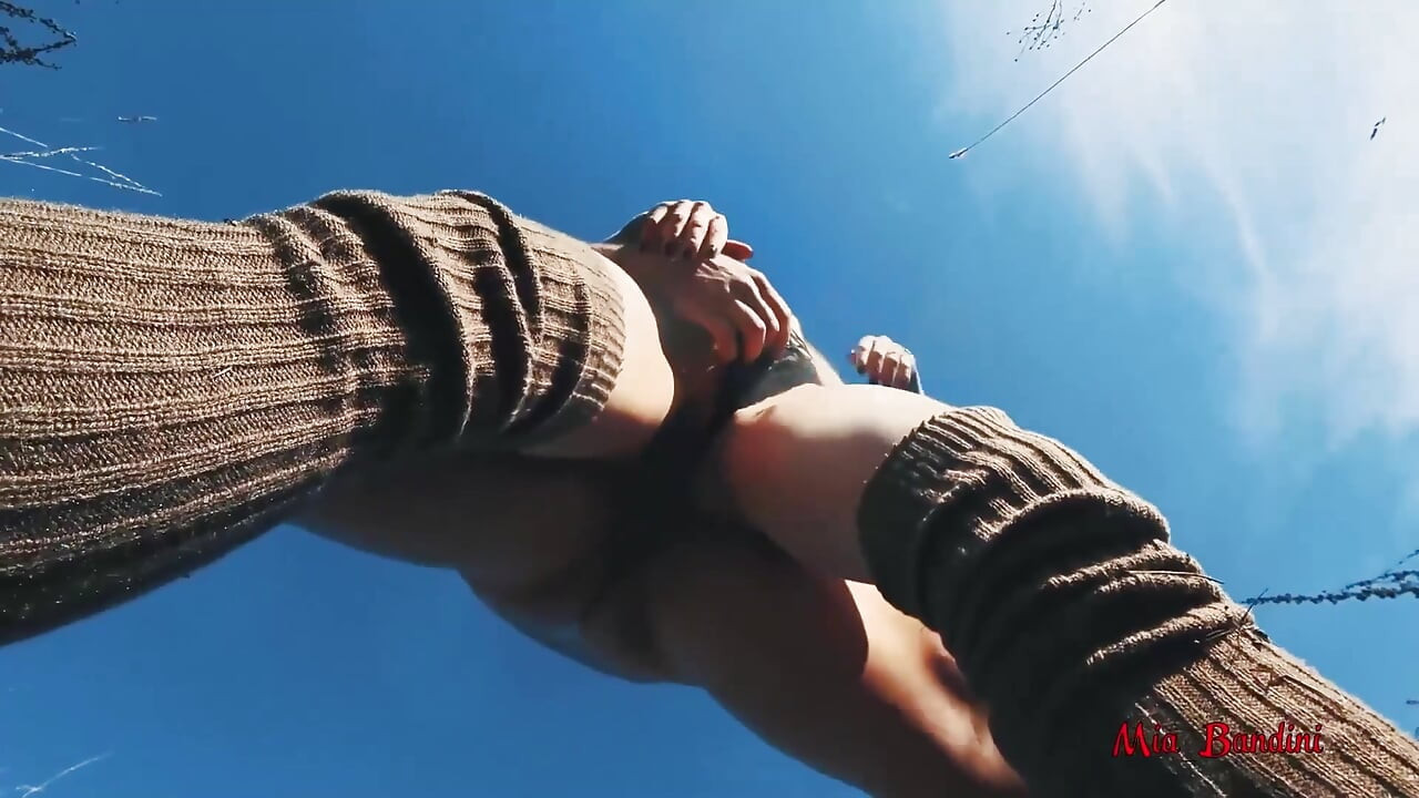 PASSIONATE FUCK AND FACIAL IN THE FRESH AIR  WITH HUGE COCK