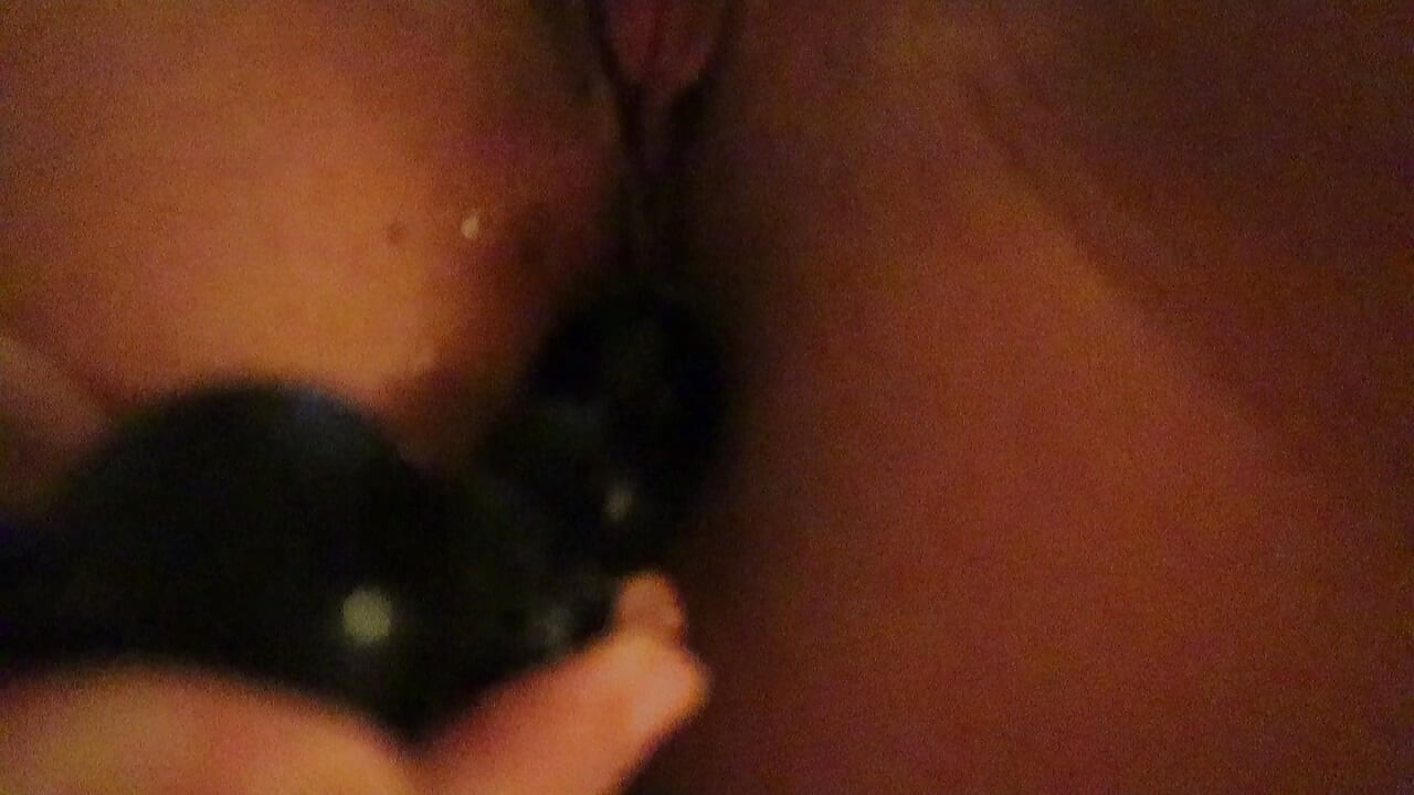 I love to shove these little balls up my ass